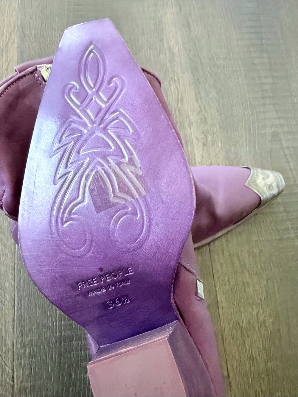 Free People Brayden Western Boot | Orchid | 6.5/36.5 - Picture 8 of 8